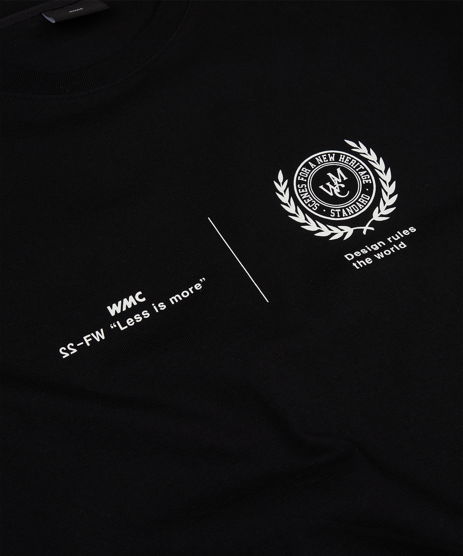 컨셉 로고 티셔츠_BLACK