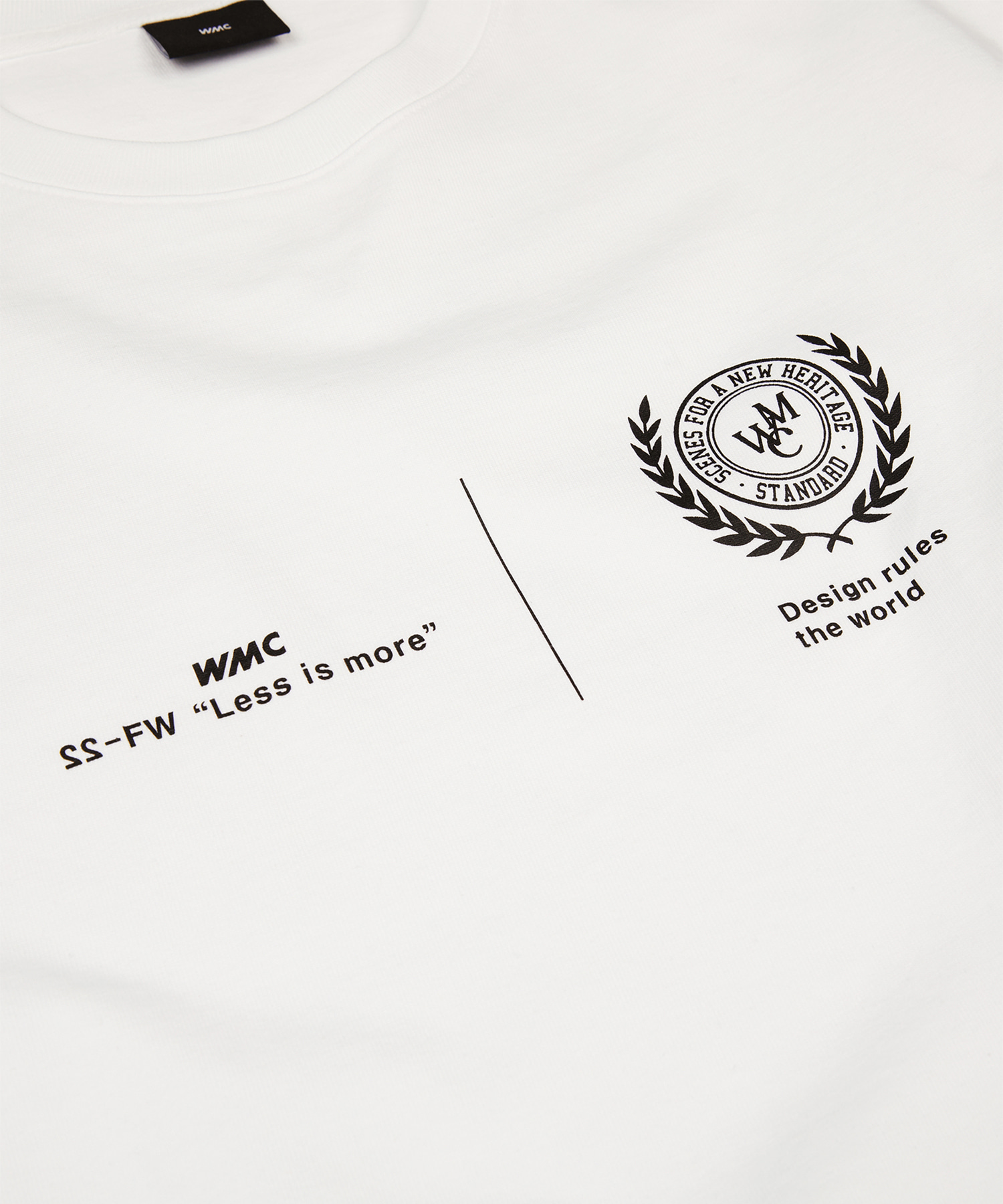 컨셉 로고 티셔츠_WHITE