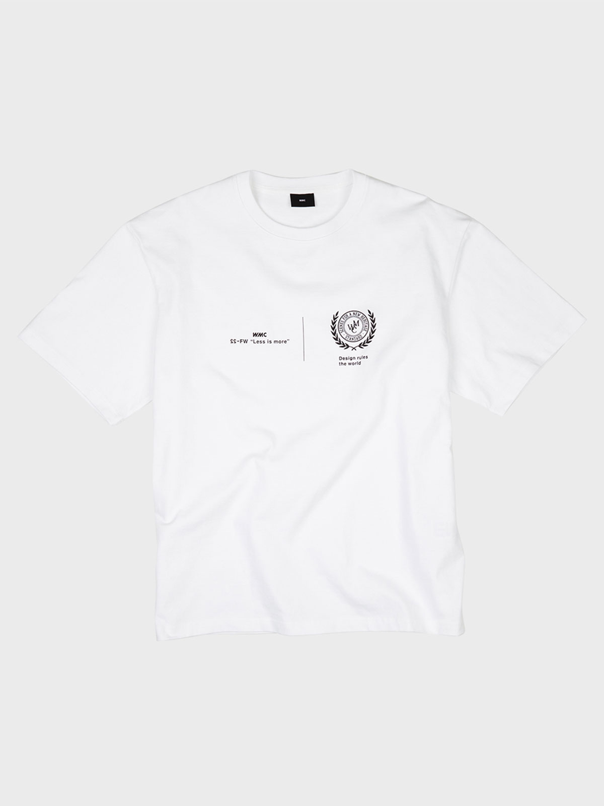 컨셉 로고 티셔츠_WHITE