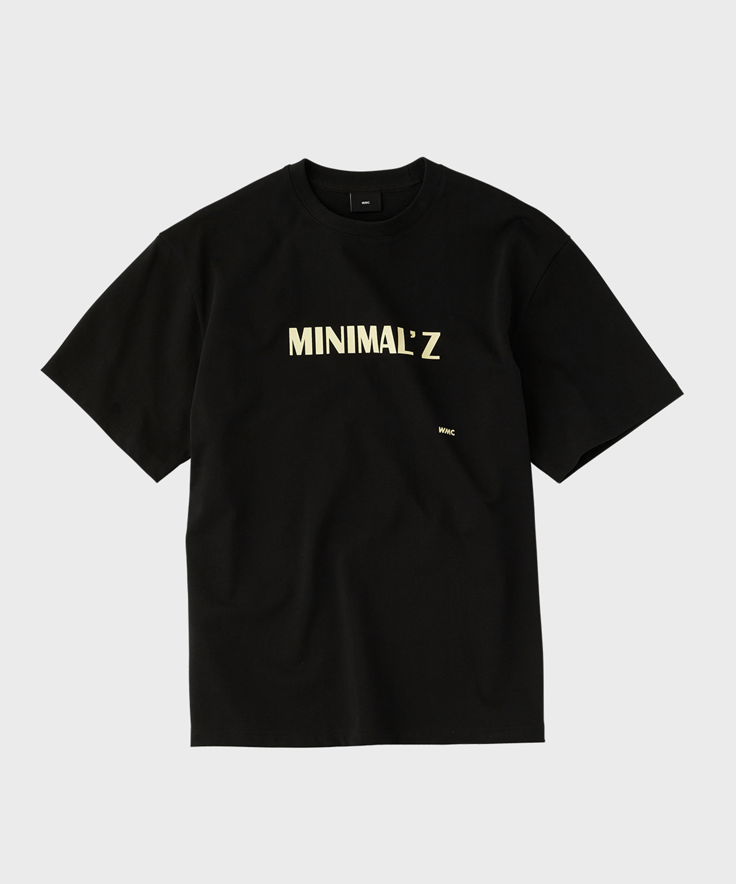 미니멀즈 오버핏 티셔츠_BLACK
